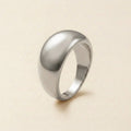 Silver Chunky Dome Statement Ring