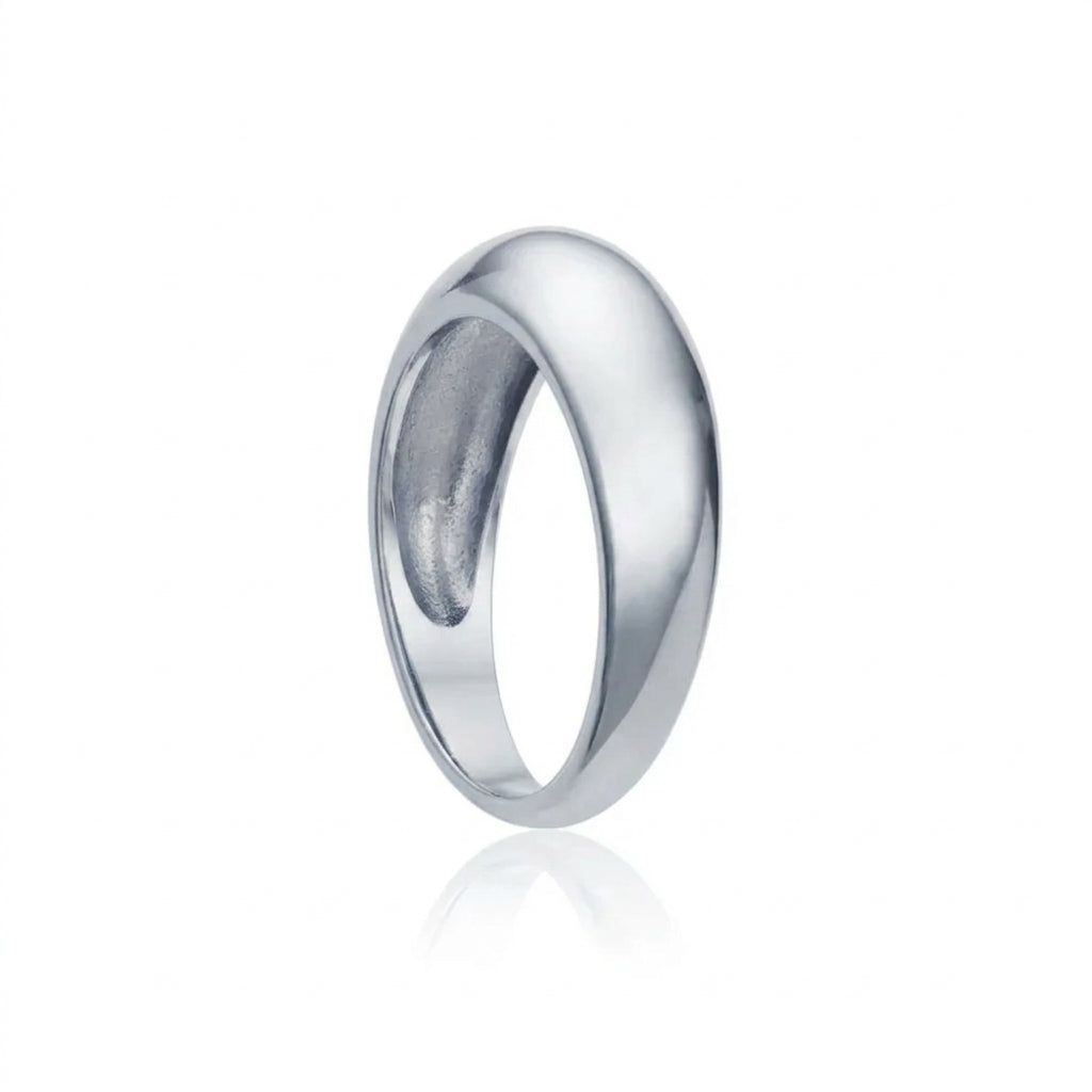 Silver Chunky Dome Statement Ring
